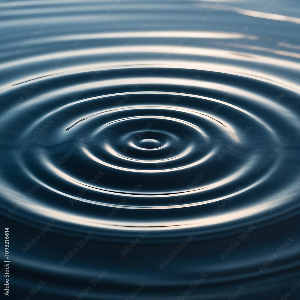 Ripple effects resembling water, spreading outward in perfect circles with soft, glowing highlights Ripple effects resembling water, spreading outward in perfect circles with soft, glowing highlights