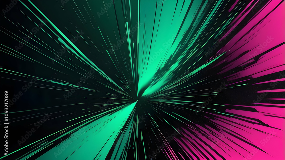 neon Emerald Green, Hot Pink, Jet Black glowing gradient background, a soft grainy noise texture with shimmering highlights and Smooth Transitions for a dynamic effect. neon Emerald Green, Hot Pink, Jet Black glowing gradient background, a soft grainy noise texture with shimmering highlights and Smooth Transitions for a dynamic effect.