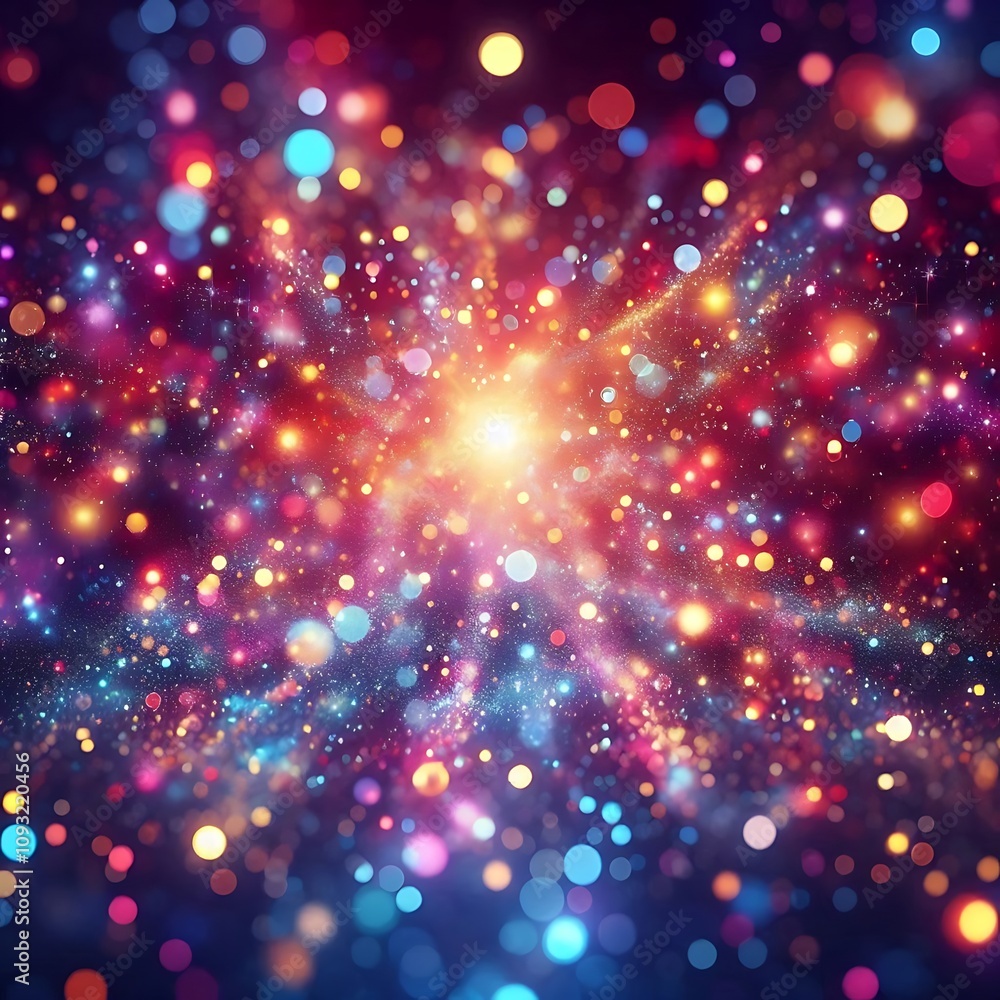 colorful shiny glittery background with light colorful shiny glittery background with light