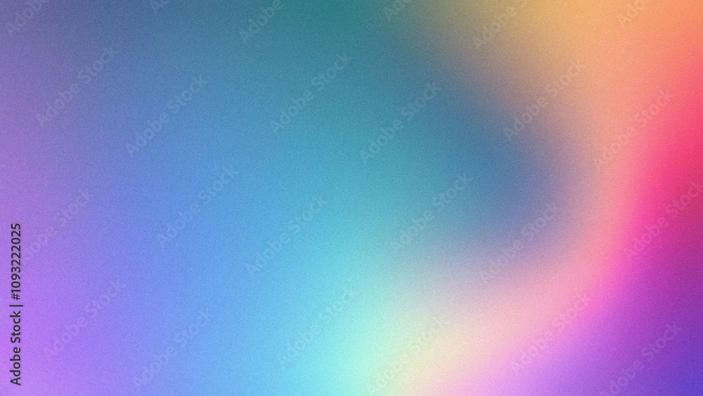 Fototapeta premium Colorful gradient background. Vibrant color blend; evokes joy, energy, and optimism. Ideal for design projects.