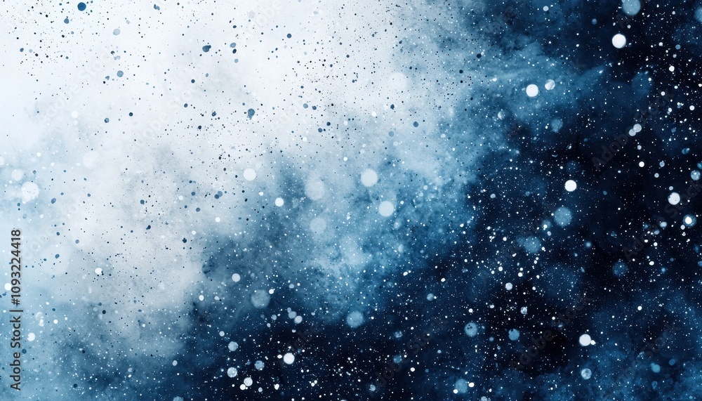 Abstract shimmering snowstorm with silver glitter particles swirling in the air, cosmic and magical, Fantasy, Digital artcloses up Abstract shimmering snowstorm with silver glitter particles swirling in the air, cosmic and magical, Fantasy, Digital artcloses up