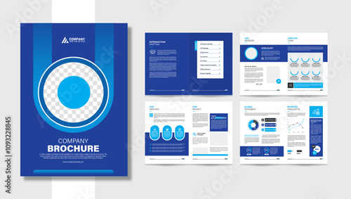 This is a Company Profile Brochure. I try to make this Brochure template visually appealing and you can use this Brochure for advertising and marketing materials.