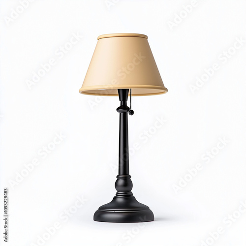 Desk lamp isolated on white background