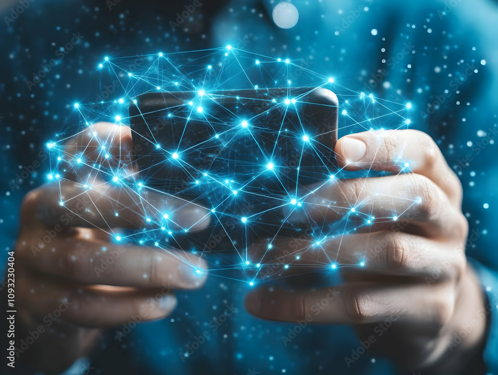 Illustration - Network Connection Technology Data Internet Mobile Phone Illustration - Network Connection Technology Data Internet Mobile Phone