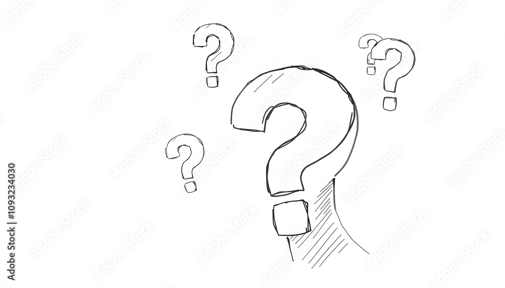 Doubts and questions about health care isolated with white highlights, png Doubts and questions about health care isolated with white highlights, png