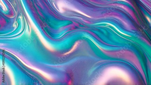 Iridescent Abstract fluid Liquid Gradient Background Texture