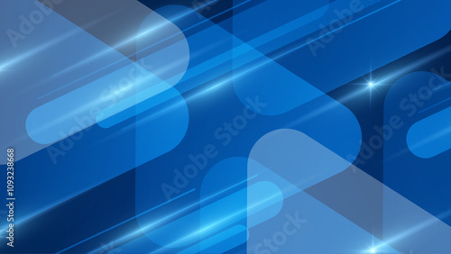 Abstract dark blue geometric gradient background for business presentation, technology seminar or modern creative show