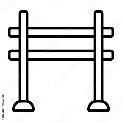 Barre Vector Line Icon Design