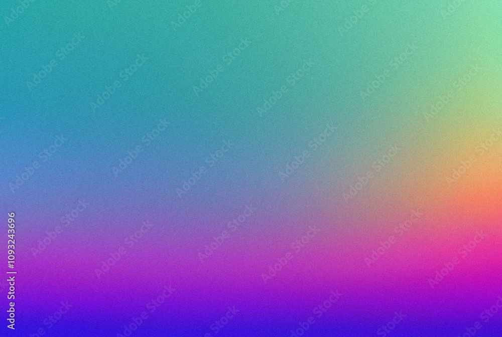 Fototapeta premium Colorful gradient background. Vibrant hues blend smoothly creating a serene, dreamy atmosphere. Perfect for digital designs.