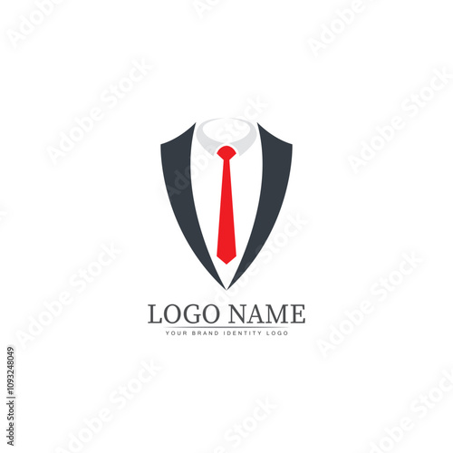 tuxedo logo template vector icon illustration design vector photo