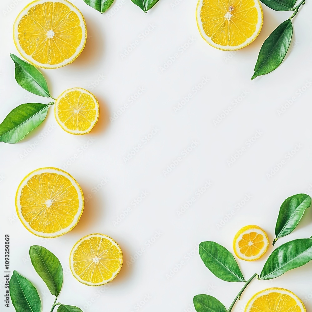 Fresh juicy citrus fruits with green leaves on a white background. Fresh juicy citrus fruits with green leaves on a white background.