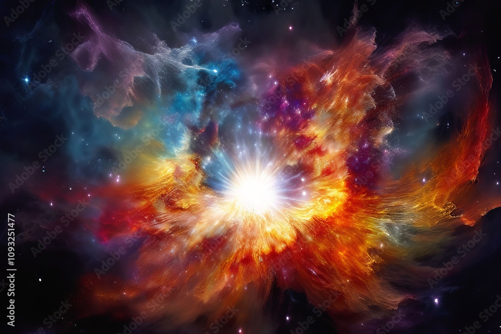 sentiment supernova an exploding star of emotions with colorful sentiment supernova an exploding star of emotions with colorful