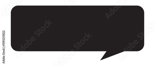Chat, comment or message Speech Bubble icon. speech bubble sign and symbol vector illustration. flat style icon isolated on white background.