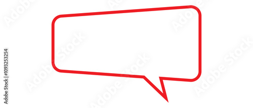Chat, comment or message Speech Bubble icon. speech bubble sign and symbol vector illustration. flat style icon isolated on white background.
