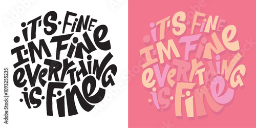 Cute hand drawn doodle lettering quote. Lettering for t-shirt design, mug print, bag print, clothes fashion. 100% hand drawn vector image.