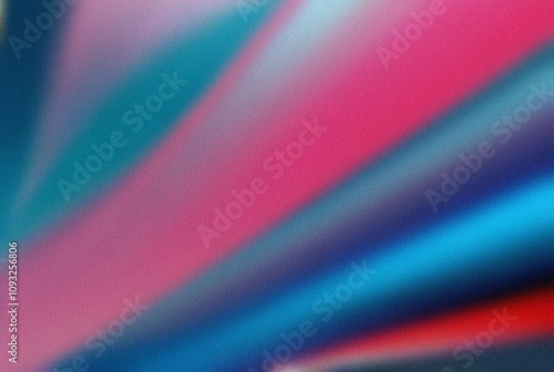 Abstract color gradient. Vivid pink blue teal hues blend creating dynamic energy and movement. Symbolizes vibrant transition.