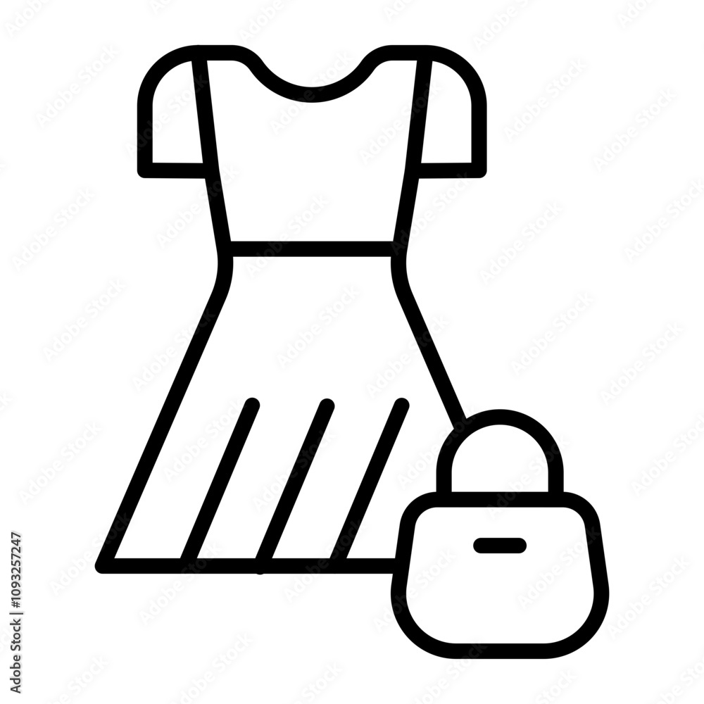 Fashion Vector Line Icon Design Fashion Vector Line Icon Design