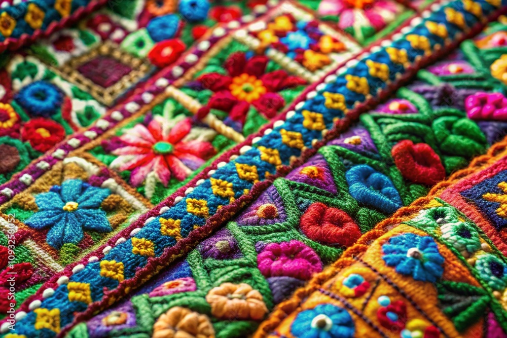Embroidered fabrics Embroidered fabrics