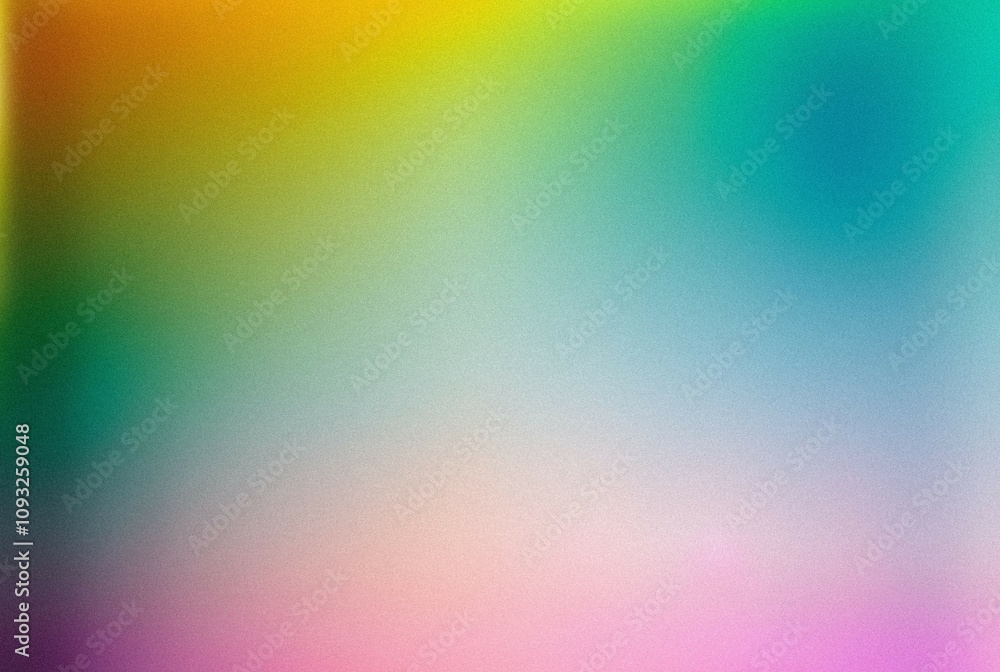 Obraz premium Pastel rainbow gradient. Soft color blend evokes calm, peace, and serenity. Ideal for backgrounds or design elements.