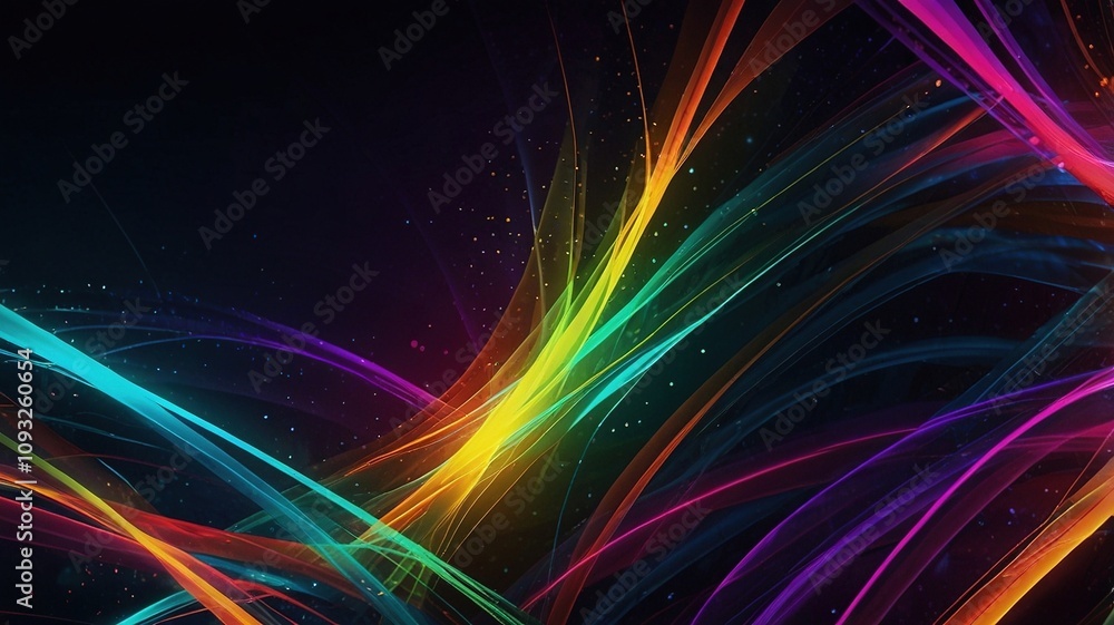 Abstract Decorative Fluorescent Background Design Abstract Decorative Fluorescent Background Design