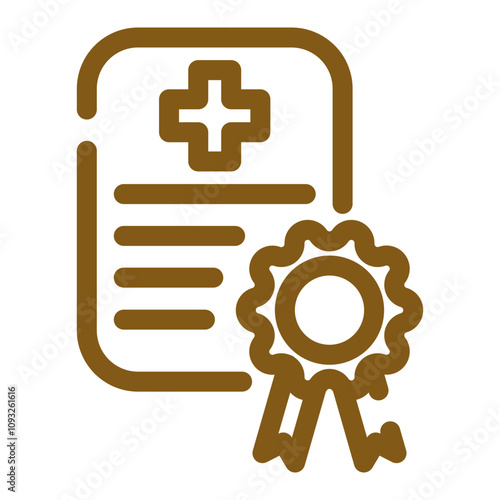 Medical Certificate Icon Design