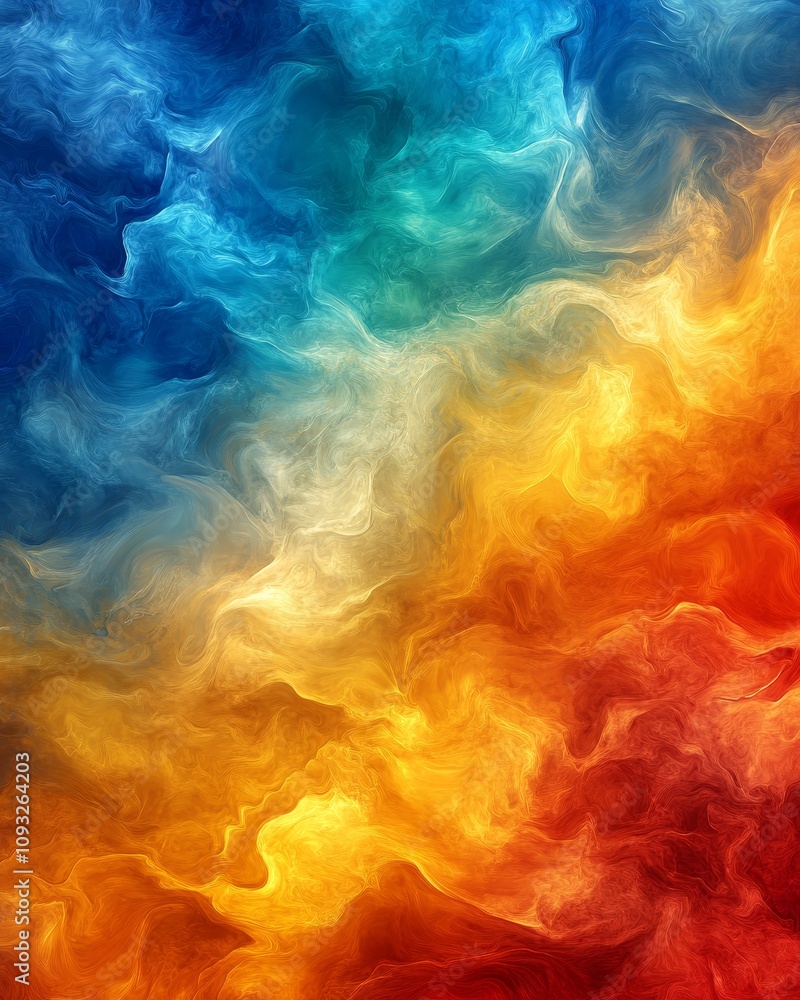 Fototapeta premium Colorful Vibrant Grunge Horizontal Texture Background for Creative Projects and Design Elements