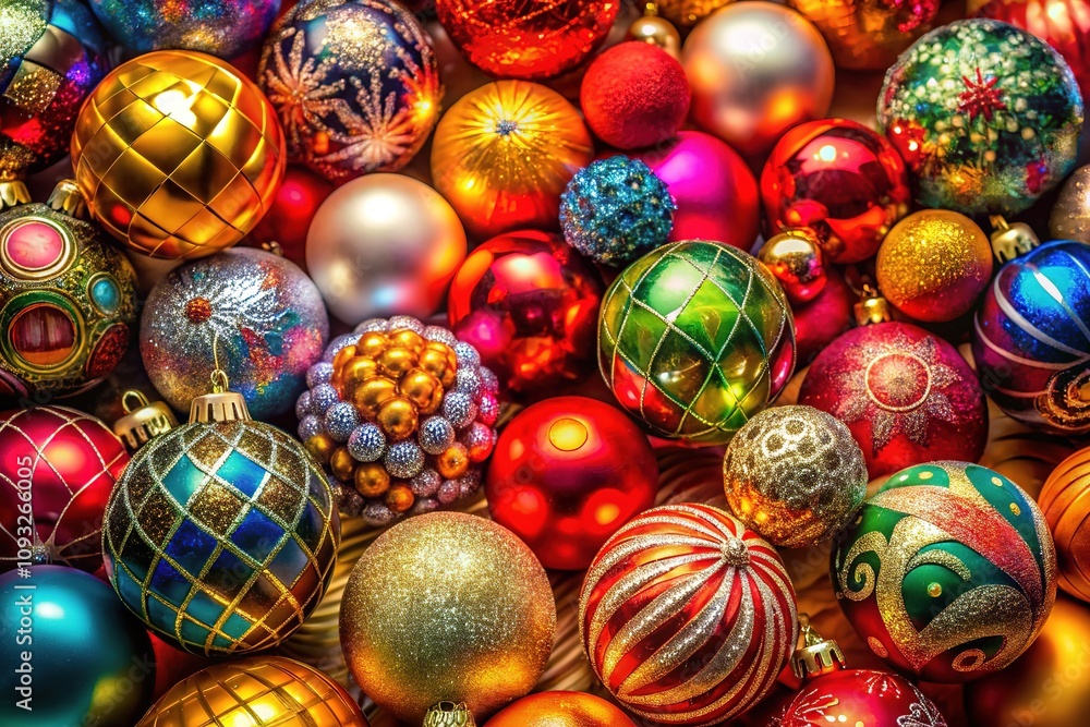 Christmas Balls Collection - High Depth of Field Decoration Christmas Balls Collection - High Depth of Field Decoration