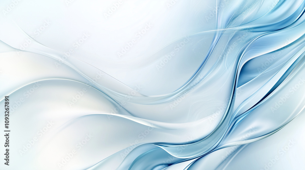 Abstract Winter Background with Snow and Light Trails Abstract Winter Background with Snow and Light Trails