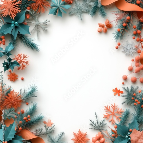 Wallpaper Mural Festive holiday decoration arrangement indoor setting creative content environment artistic viewpoint seasonal concept for seo impact Torontodigital.ca