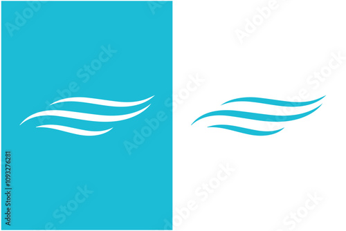 wave logo set