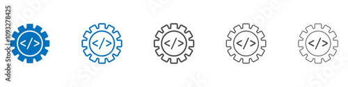 Compile icon vector set collection for web