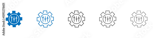 Customization icon vector set collection for web