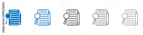 Define icon vector set collection for web
