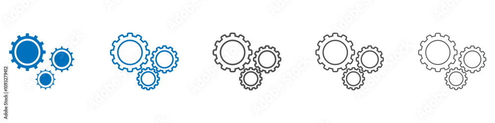 Function icon vector set collection for web Function icon vector set collection for web