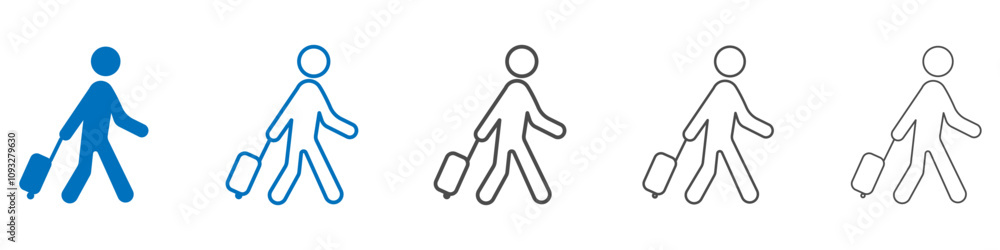 Guest icon vector set collection for web Guest icon vector set collection for web