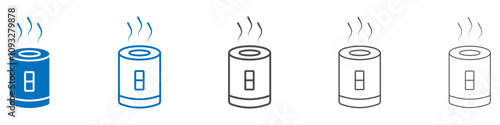 Humidifier icon vector set collection for web