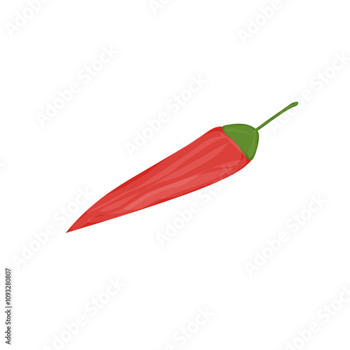 Illustration of red cayenne pepper