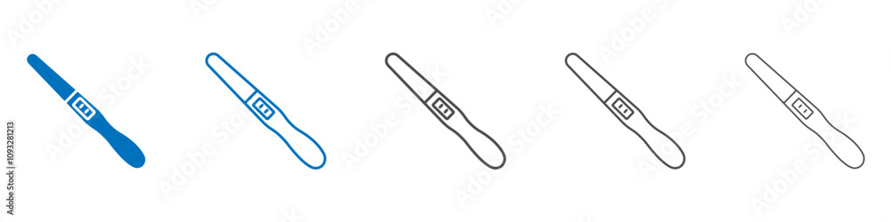 Pregnancy test icon vector set collection for web Pregnancy test icon vector set collection for web
