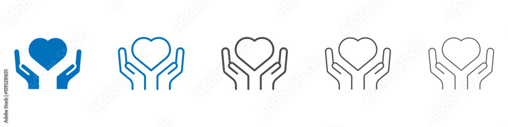 Obraz premium Selfcare icon vector set collection for web