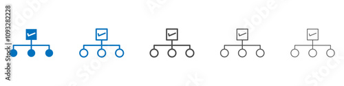 Third party icon vector set collection for web