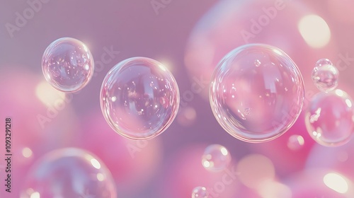 Wallpaper Mural Beauty and makeup themed background illustration with skin care bubbles. Torontodigital.ca