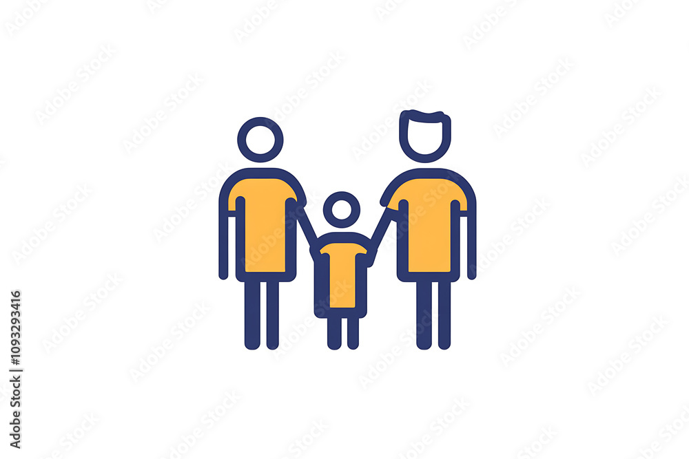 Icon of a family holding hands, symbolizing unity, care, and emotional connection.
Icon of a family holding hands, symbolizing unity, care, and emotional connection.