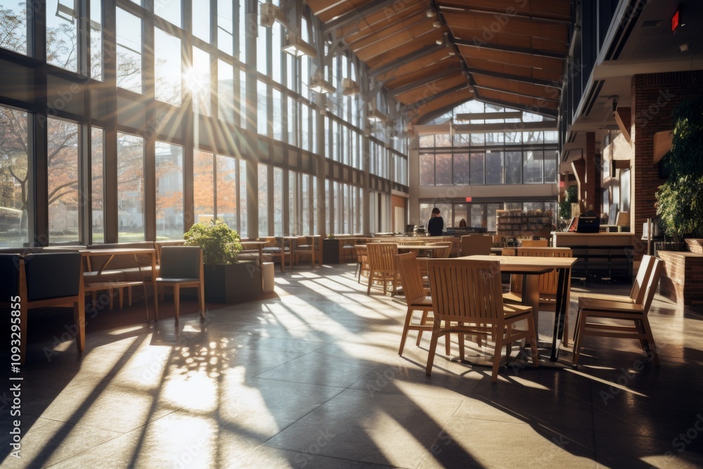 Interior of a dynamic atmosphere of a university Interior of a dynamic atmosphere of a university