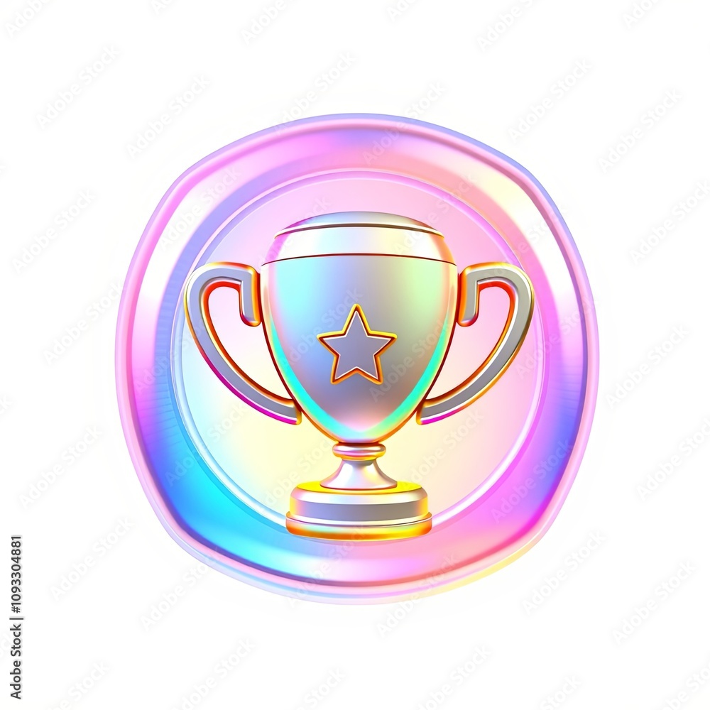 Icon of Championship Match Holographic Overlay Joyful Style 3D Visualization Color-Shifting Iridescent High Resolution Delightful Look Copy Space for Text Icon of Championship Match Holographic Overlay Joyful Style 3D Visualization Color-Shifting Iridescent High Resolution Delightful Look Copy Space for Text