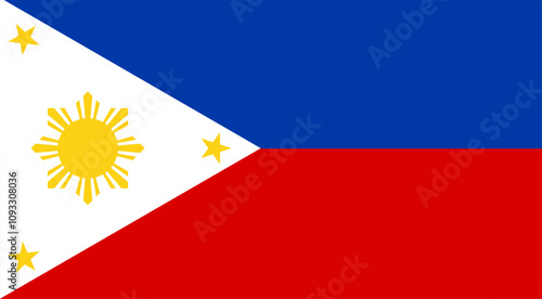 Philippines Flag Vector Editable | High-Resolution National Symbol