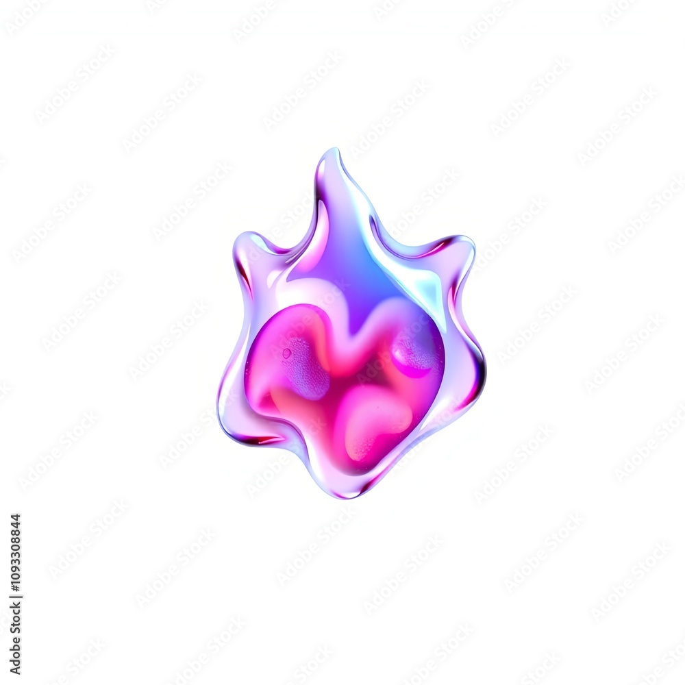 3D Enchanting Toxin Removal Icon with Shape-Shifting Design for Digital Backgrounds and Transparent Overlays, High Resolution 3D Enchanting Toxin Removal Icon with Shape-Shifting Design for Digital Backgrounds and Transparent Overlays, High Resolution