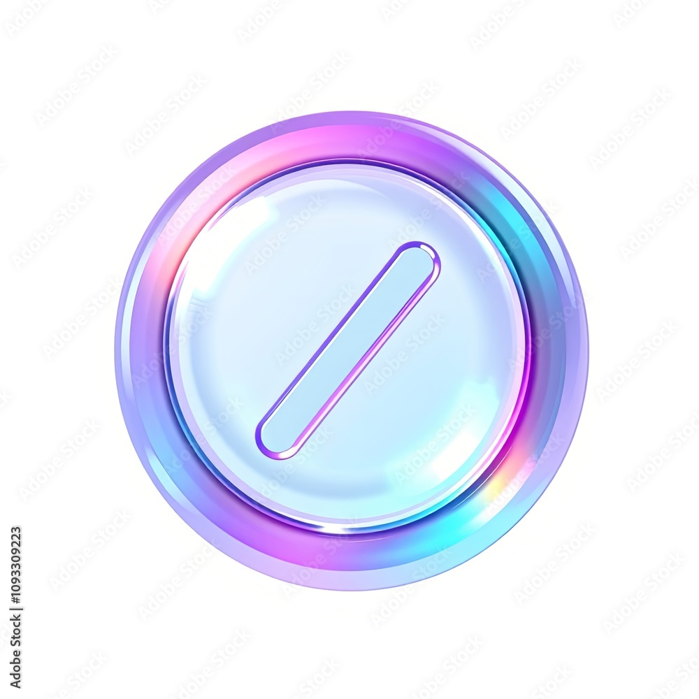3D Enchanting Cancel Anytime Icon with Morphing Shapes for Transparent Overlays, Whimsical Style, High Resolution 3D Enchanting Cancel Anytime Icon with Morphing Shapes for Transparent Overlays, Whimsical Style, High Resolution