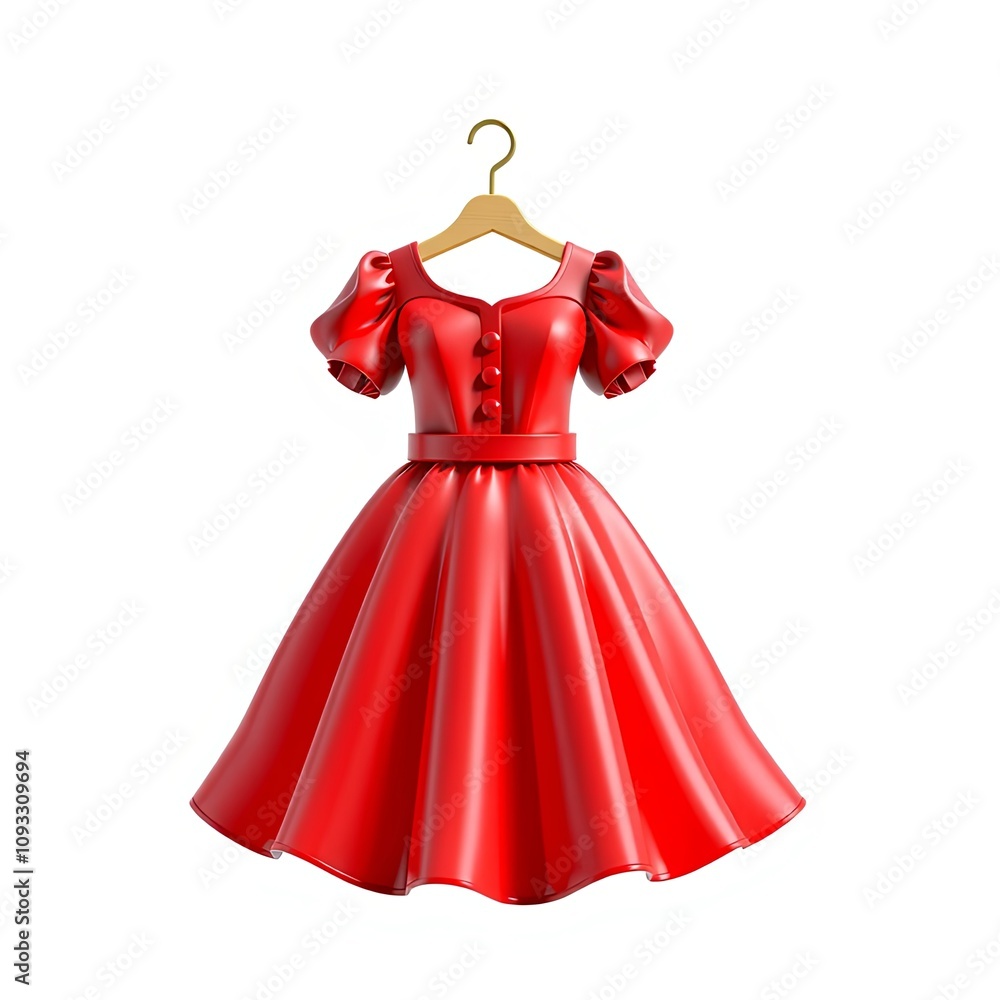 Icon of Red Dress, Whimsical Holographic Overlay, Enchanted Glowing Rune, Playful Expressive, Captivating Visual, 3D Holographic Design, High Resolution, Copy Space Icon of Red Dress, Whimsical Holographic Overlay, Enchanted Glowing Rune, Playful Expressive, Captivating Visual, 3D Holographic Design, High Resolution, Copy Space