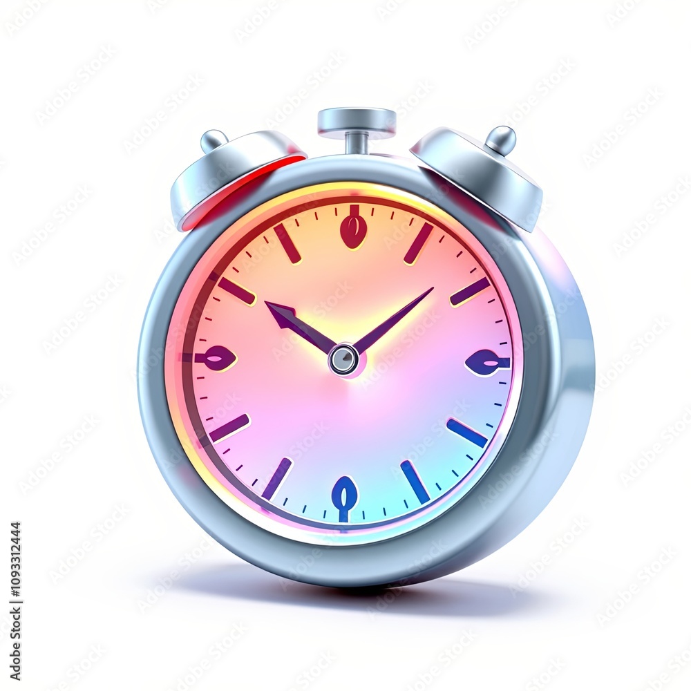 Icon of Time Management Whimsical Holographic Rune Aesthetic for Digital Artwork with Copy Space Icon of Time Management Whimsical Holographic Rune Aesthetic for Digital Artwork with Copy Space