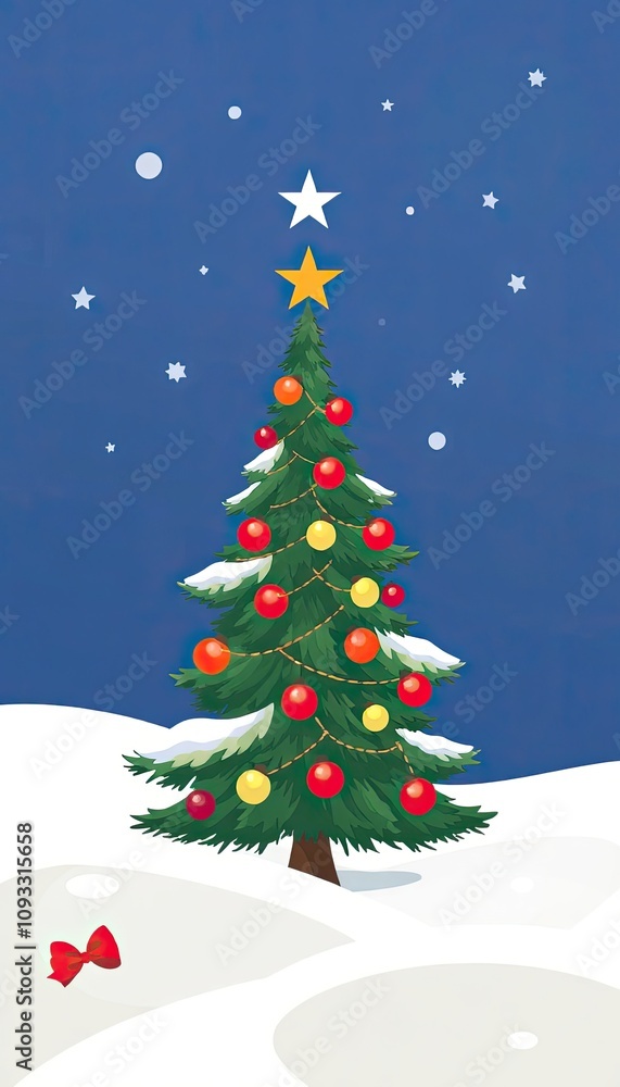 christmas tree with snow. christmas tree icon or logo christmas tree. greeting card design cover. christmas tree with snow. christmas tree icon or logo christmas tree. greeting card design cover.